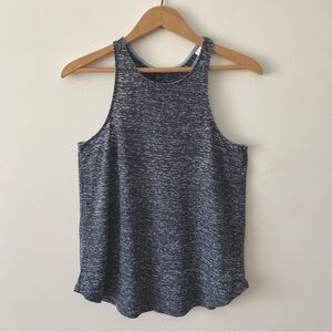 Adidas 24Seven heathered grey and blue sport tank top size small womens